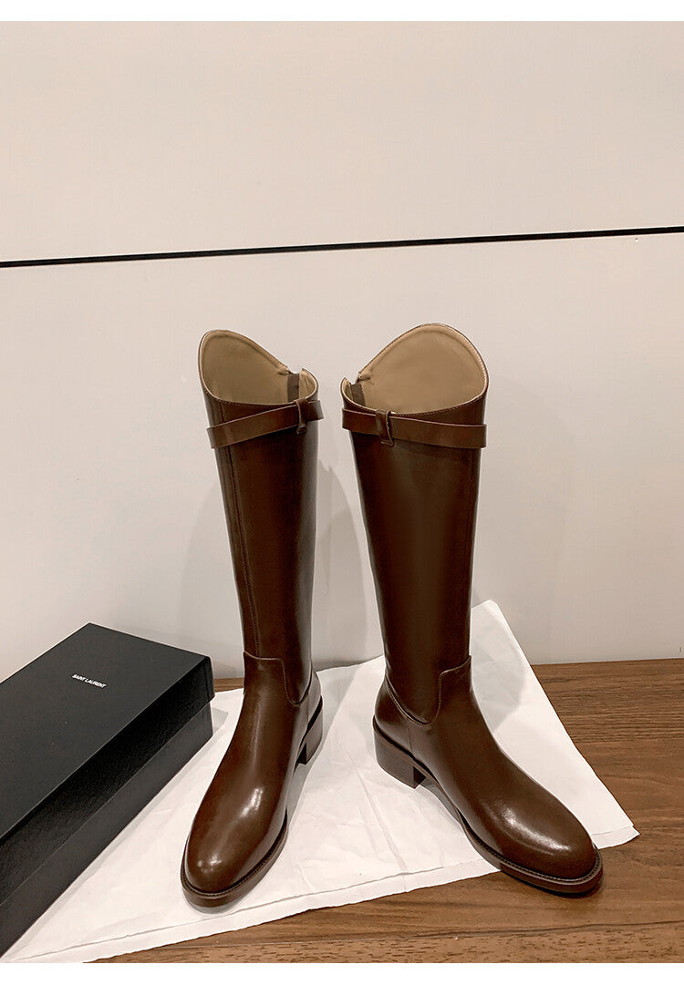 Karin Luna In Stock Spot Goods   Extremely versatile  Combat Boots Classic Knight Boots
