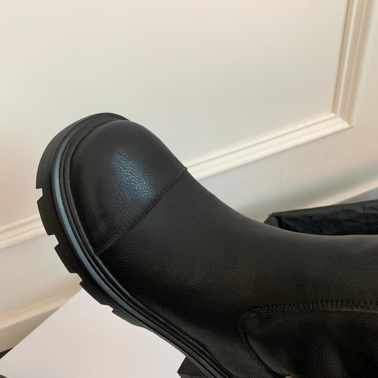 Karin Luna In Stock In-stock Foldable Niche Thick-soled Knight Boots