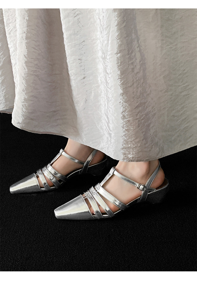 Karin Luna Classic Old Money Style Closed Toe Sandals