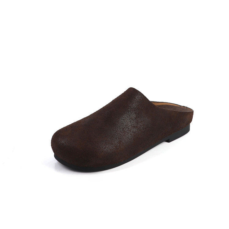 Karin Luna Full Layer Inside and Out~Spot Goods Spot Goods Basic Versatile Mules Slippers