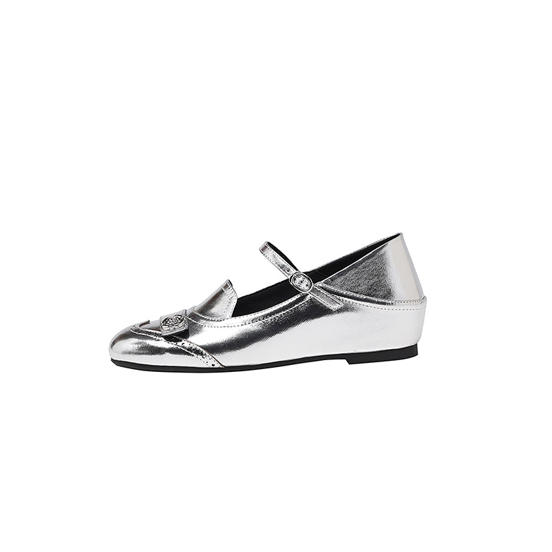 Karin Luna In Stock In Stock Vintage Mary Jane Series·Single Strap Flats