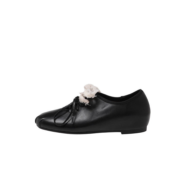 Karin Luna In Stock In Stock  Xiaohongshu Hot Sale Full Leather Round Toe Deep Mouth Single Shoes