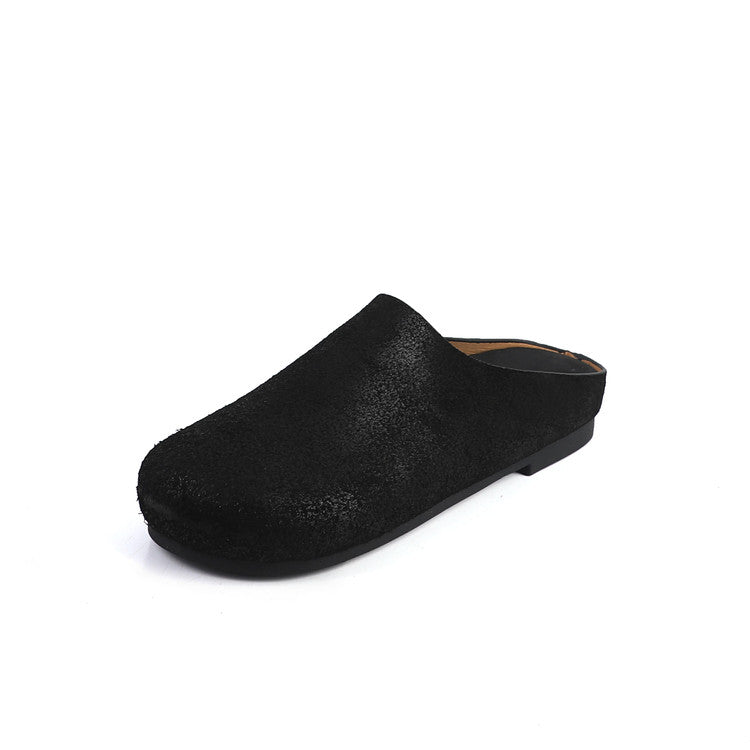 Karin Luna Full Layer Inside and Out~Spot Goods Spot Goods Basic Versatile Mules Slippers