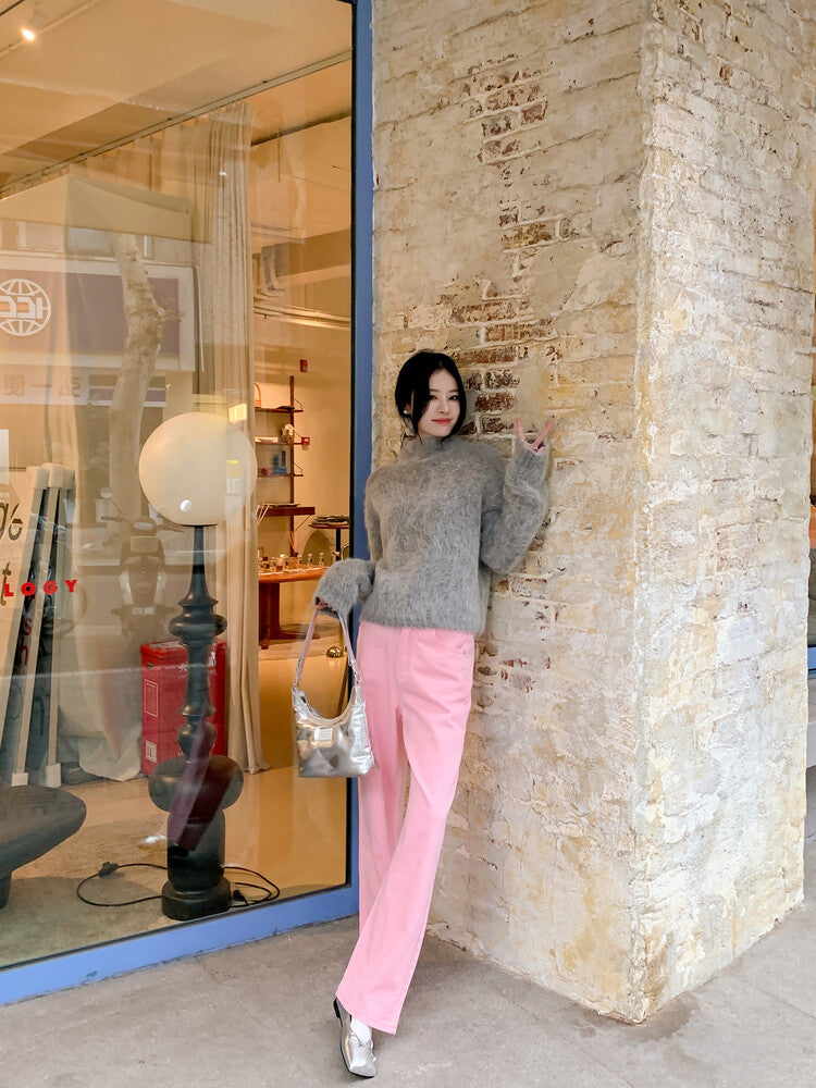 Karin Luna In Stock Spot Goods  Hurry up and grab this hot item!！Square-Toed Flat Granny Shoes