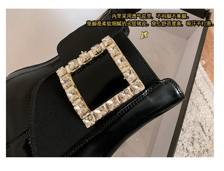 Karin Luna Bestseller Spot Goods Exquisiteness round Head Elastic Long Boots