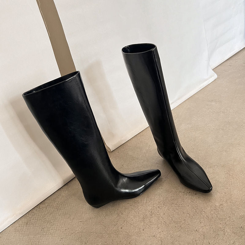 Karin Luna Retro Style  Flat Long Boots