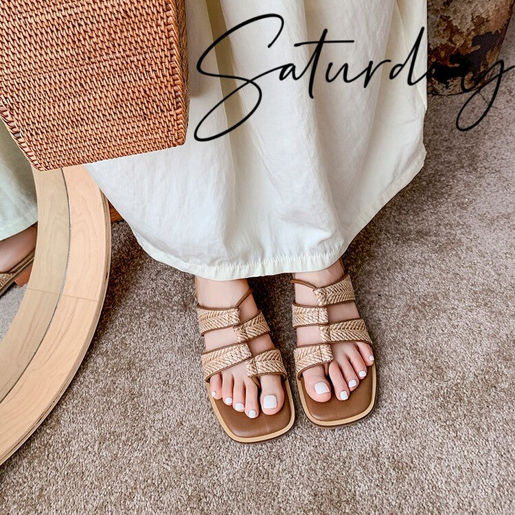 Karin Luna Hot-Selling Series~Resort style with inherent appeal Designed thong sandals