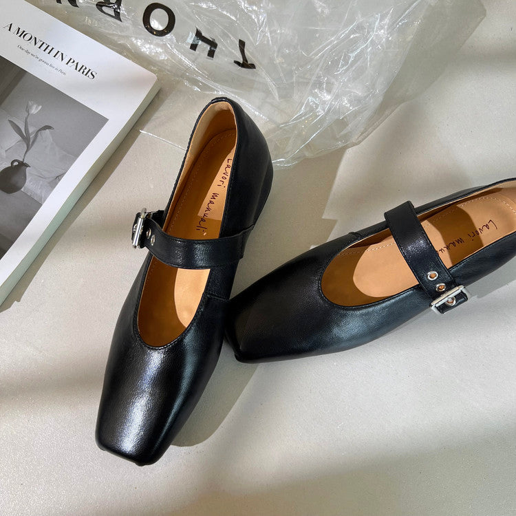 Karin Luna In Stock Spot Goods  Square Toe Internal Height Increase Detachable Bowknot