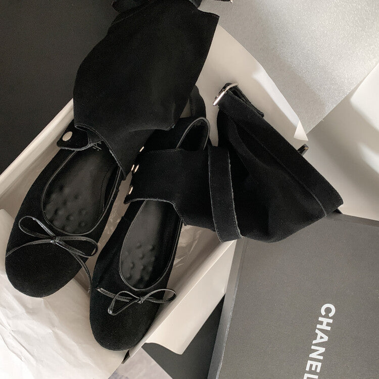 Karin Luna In Stock In Stock  Convertible Boots+Mary Jane  Sweet Bowknot Large Tube