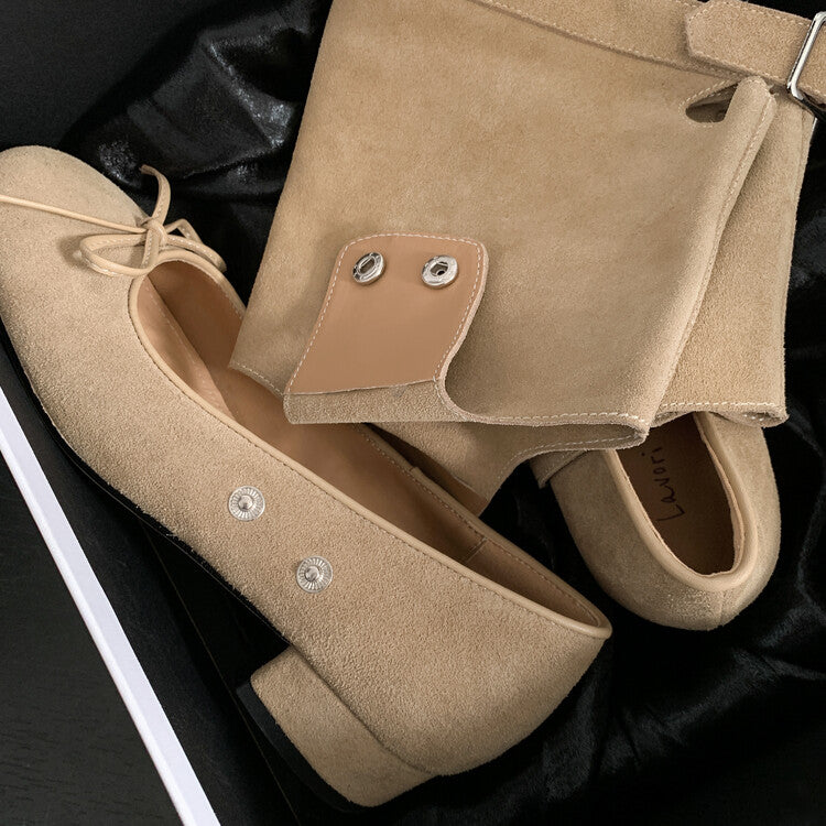Karin Luna In Stock In Stock  Convertible Boots+Mary Jane  Sweet Bowknot Large Tube