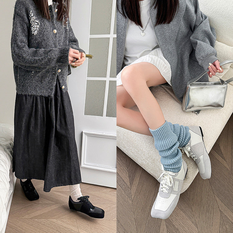 Karin Luna Casual Shoes Series~  In stock Lace-up Thick-soled Deep Mouth Single Shoes