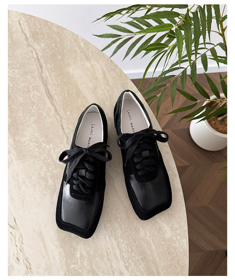 Karin Luna Casual Shoes Series~  In stock Lace-up Thick-soled Deep Mouth Single Shoes