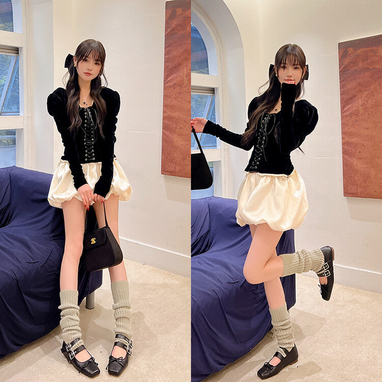 Karin Luna Future Sense silver~Spot Goods Spot Goods Hot-selling Bowknot Retro Belt Buckle Ballet Mary Jane Shoes
