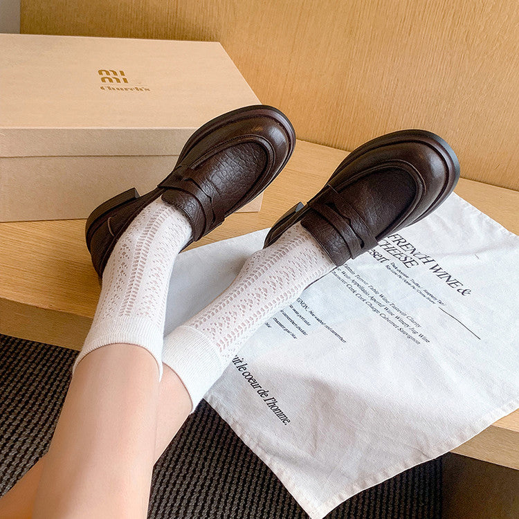Karin Luna Classic Style British Style Loafers