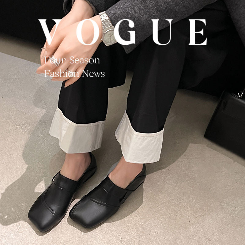 Karin Luna Casual Shoes Series~  In Stock Hot-Selling Versatile Lace-Up Thick-Soled Deep Mouth Single Shoes