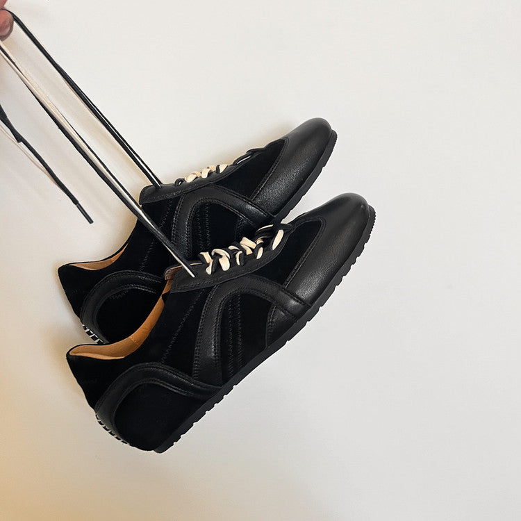 Karin Luna In Stock Spot Goods Casual Style Suede Lace-Up Height-Increasing Popular Single Shoes