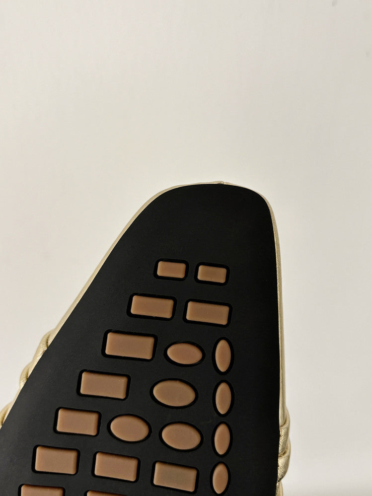 Karin Luna In Stock In Stock Basic Elegant Fairy Style Small Square Toe Sheepskin Slippers