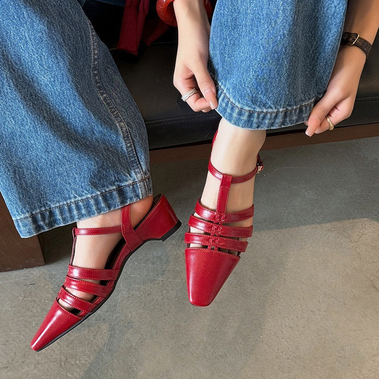 Karin Luna Classic Old Money Style Closed Toe Sandals