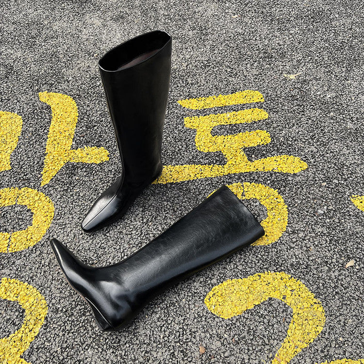 Karin Luna Retro Style  Flat Long Boots