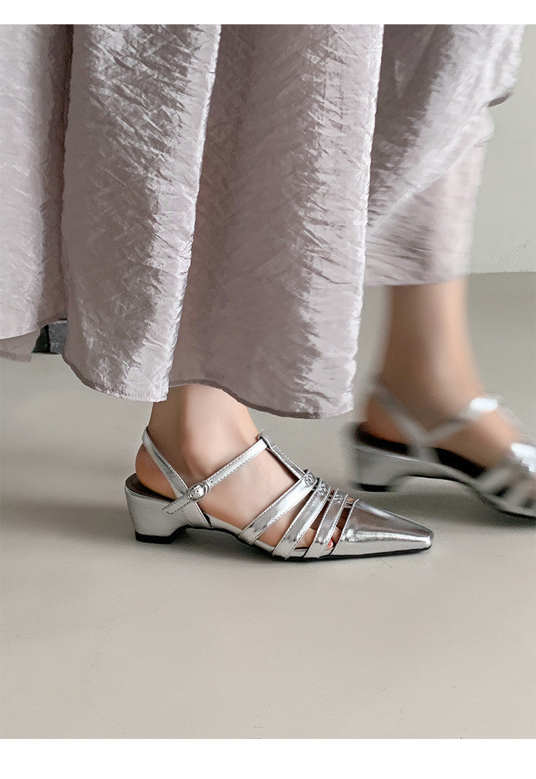 Karin Luna Classic Old Money Style Closed Toe Sandals