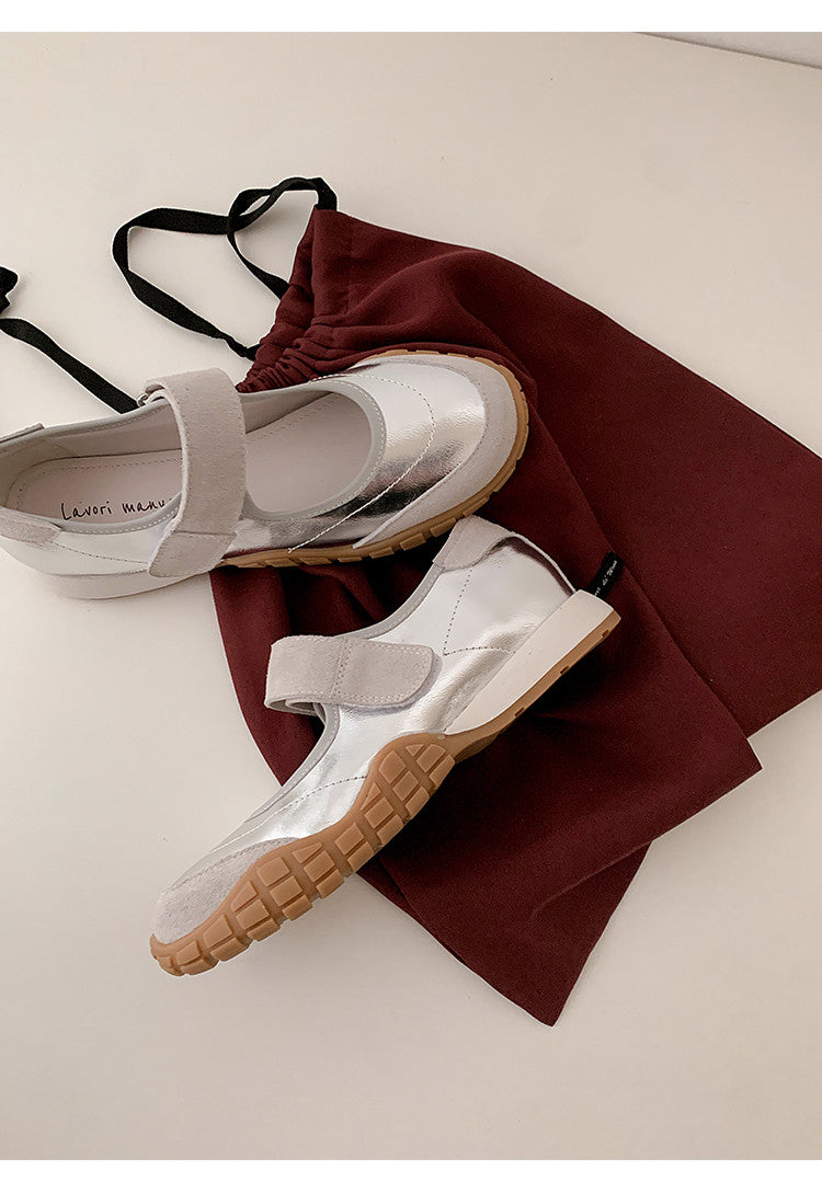 Karin Luna Casual Sports Bottom  Magic Tape Round Toe Casual Style Single Shoes