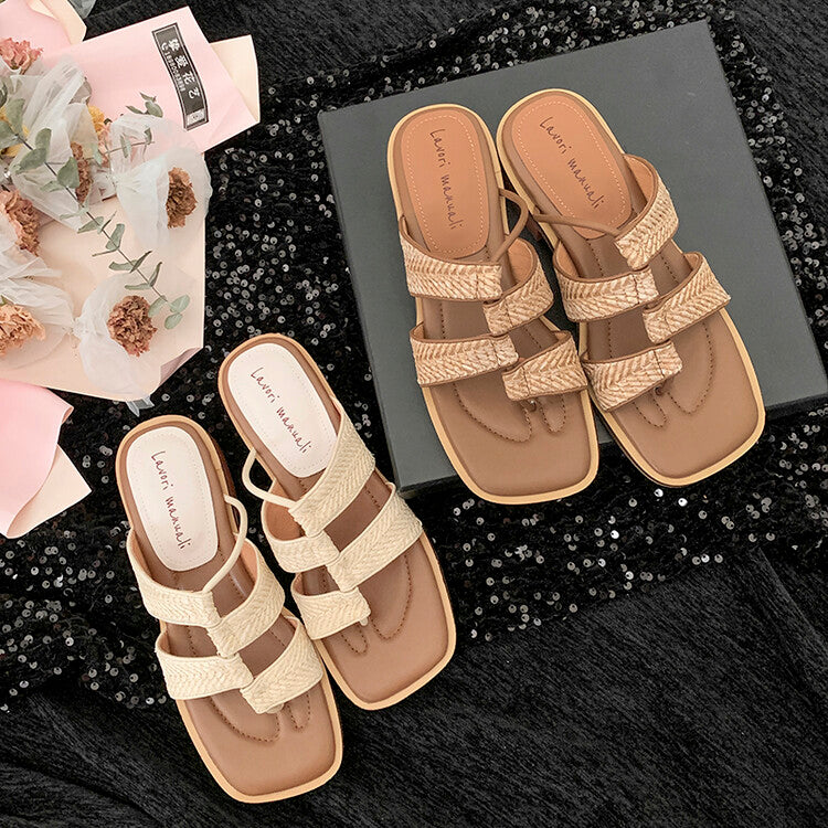 Karin Luna Hot-Selling Series~Resort style with inherent appeal Designed thong sandals