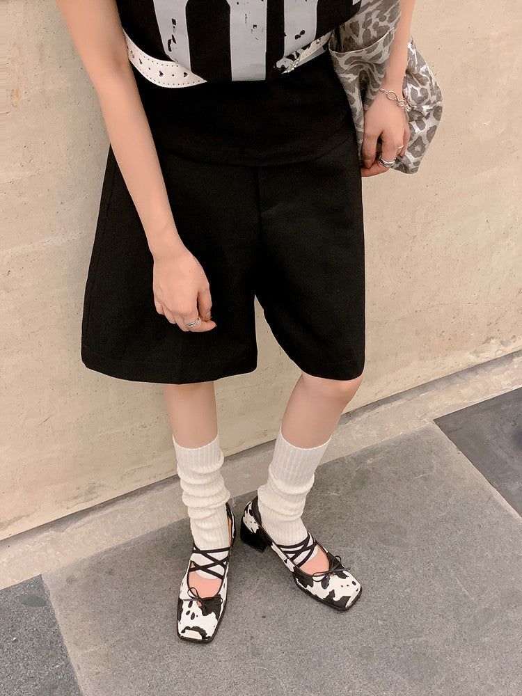Karin Luna Hot Item Hot Item Xiaohongshu Hot Item  Comes with Bowknot Mary Jane Flats