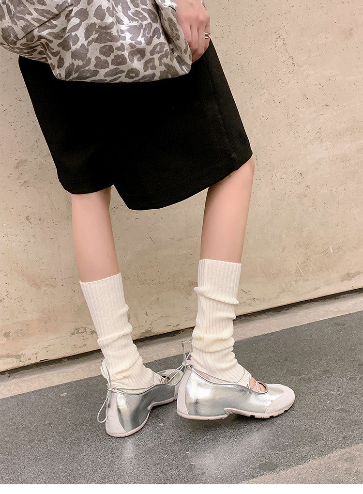 Karin Luna Basic Versatile British Style Casual Lace-up Flats