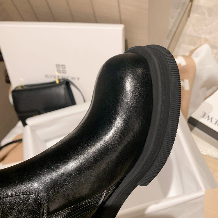 Karin Luna In Stock Versatile Round-Toe Riding Boots