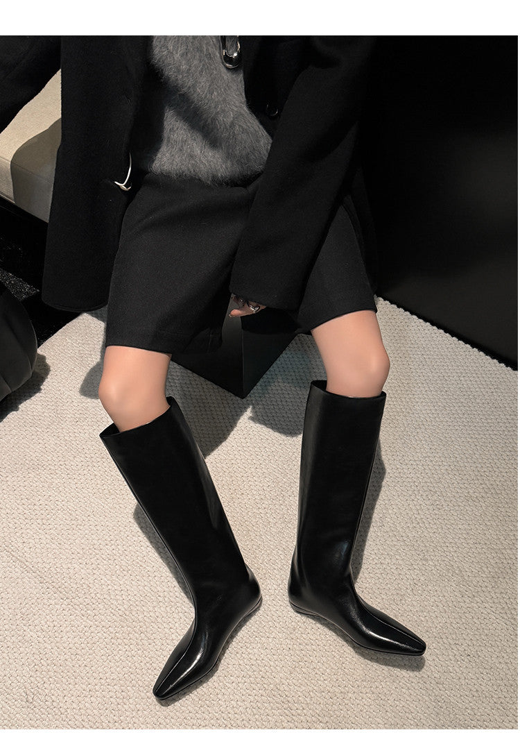Karin Luna Retro Style  Flat Long Boots