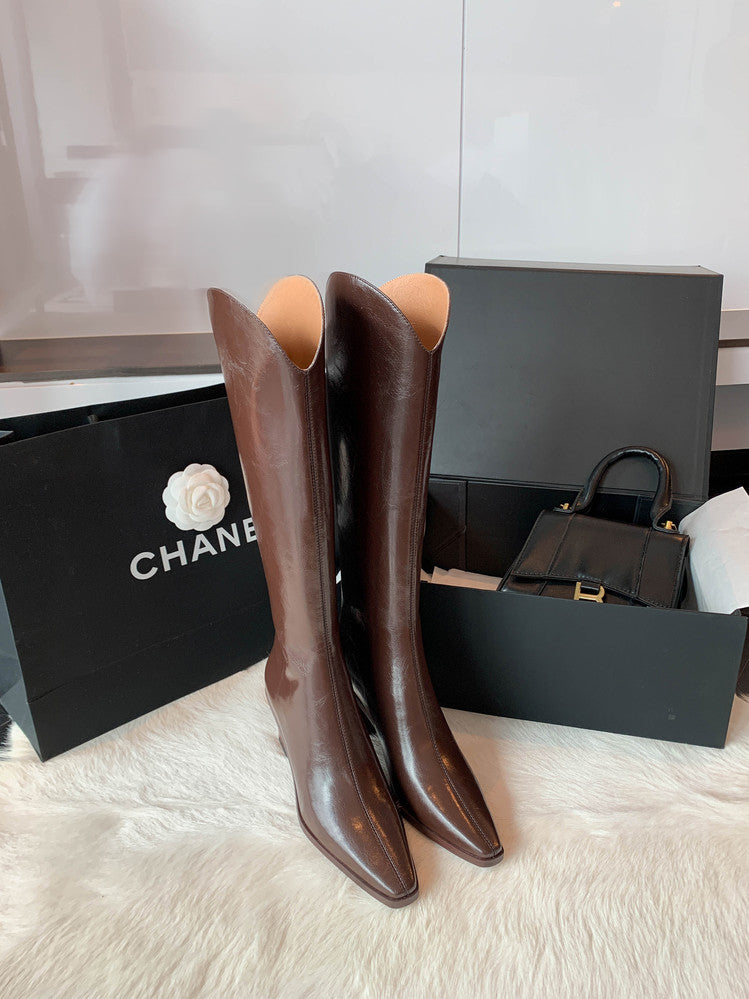 Karin Luna In Stock  Temperament Style v High Heel Long Boots
