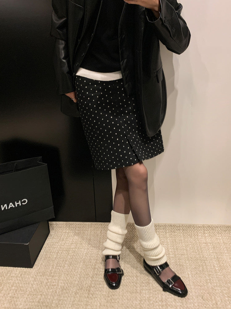 Karin Luna In Stock Spot Goods One-Strap Height-Increasing Belt Buckle Single Shoes