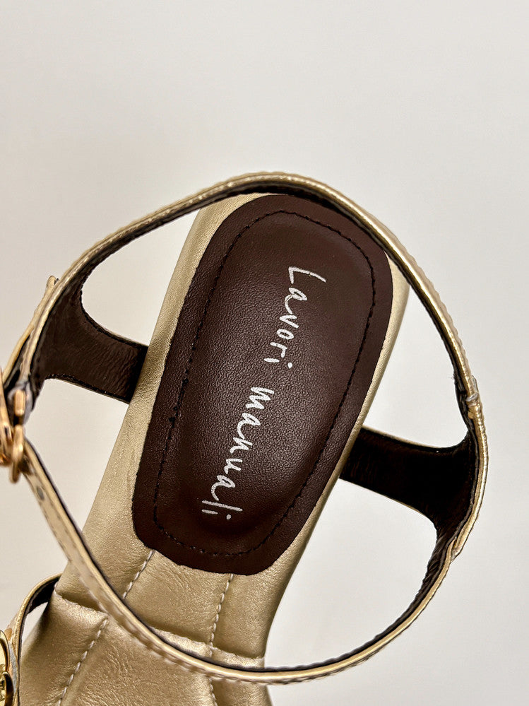 Karin Luna In Stock Spot Goods All the Best Square-Toed Sequin Flower Sandals
