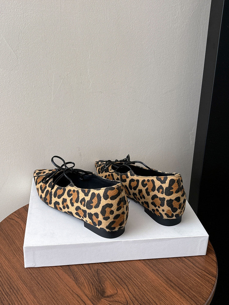 Karin Luna In Stock Spot Goods  Hot-selling Element Bowknot Square Toe Pointed Toe Single Shoes