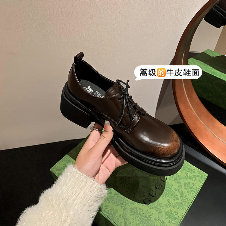 Karin Luna Casual Shoes Series~ In stock Classic Lace-up Thick-soled Casual Shoes