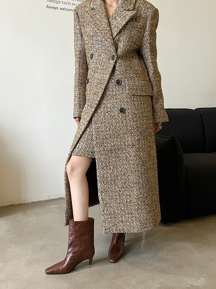 Karin Luna In Stock Spot Goods Top Layer Stone Pattern Cowhide Textured Small Square Toe Straight Short Boots