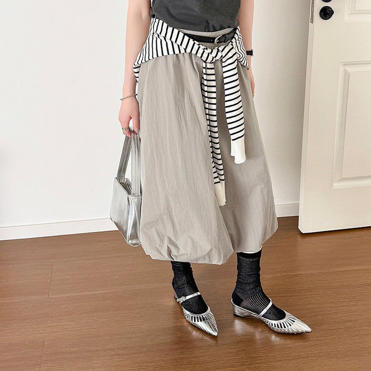 Karin Luna Casual Feel~In stock Pointed Toe Hollow Design Note Pointed Toe Slippers