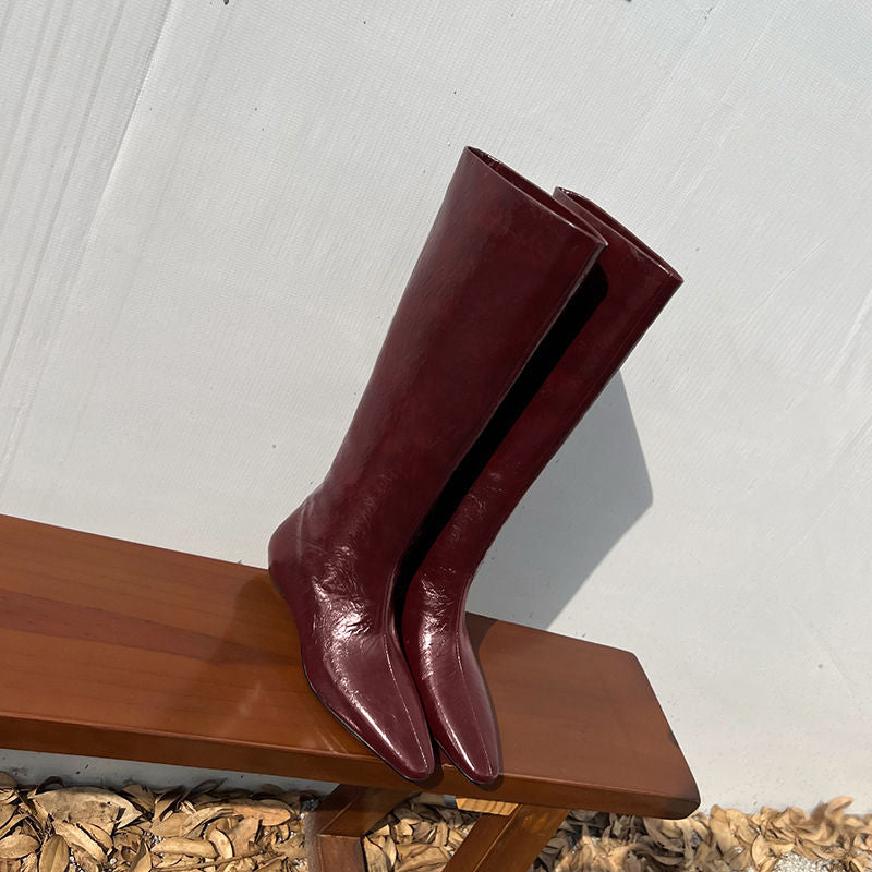 Karin Luna Retro Style  Flat Long Boots