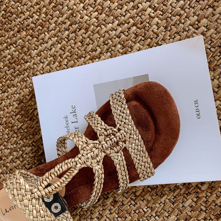 Karin Luna Bohemian Style~Sofa Insoles Casual Vacation Style Sandals