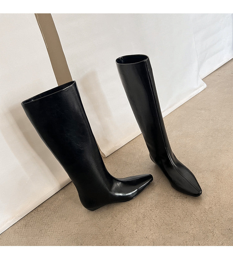 Karin Luna Retro Style  Flat Long Boots