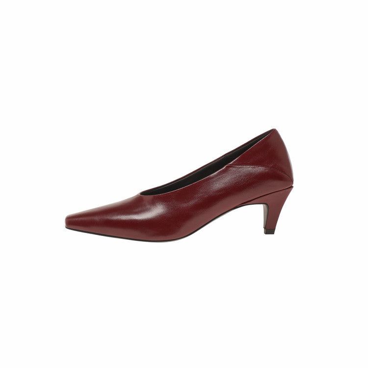 Karin Luna In Stock In Stock ~Basic Versatile French Style Small Square Toe Shallow Mouth Single Shoes