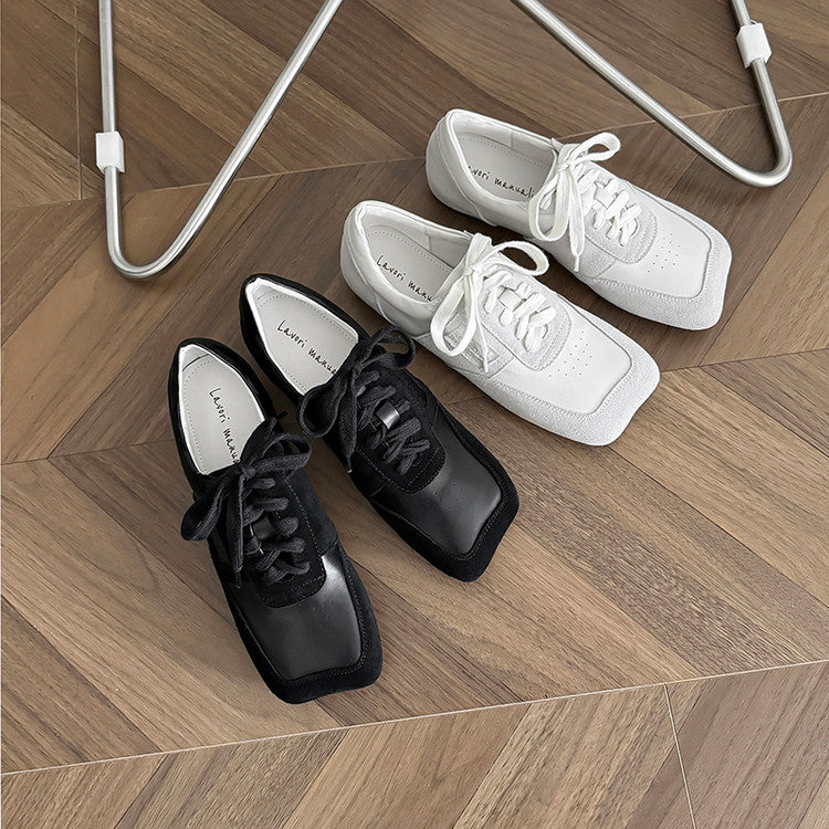 Karin Luna Casual Shoes Series~  In stock Lace-up Thick-soled Deep Mouth Single Shoes