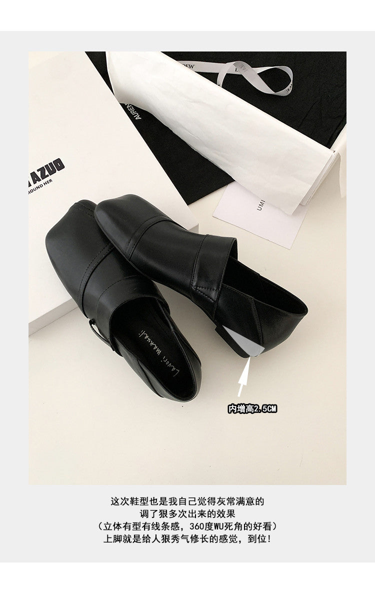 Karin Luna Casual Shoes Series~  In Stock Hot-Selling Versatile Lace-Up Thick-Soled Deep Mouth Single Shoes