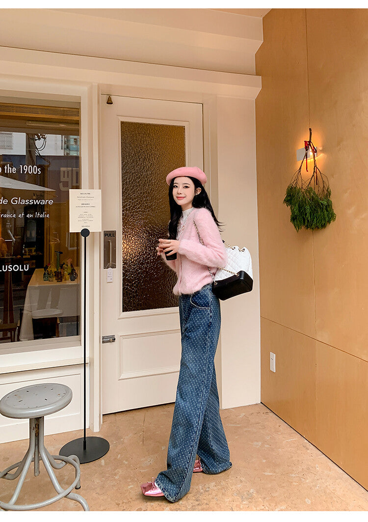 Karin Luna In Stock Spot Goods  Hurry up and grab this hot item!！Square-Toed Flat Granny Shoes