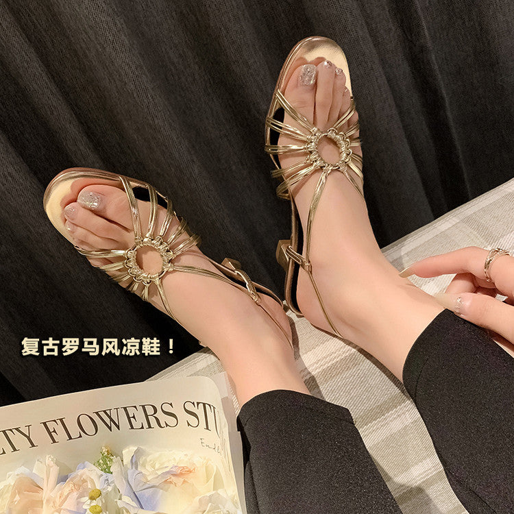 Karin Luna In Stock In Stock  Always in stock Classic French Style Open Toe High Heel Sandals