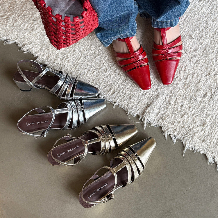 Karin Luna Classic Old Money Style Closed Toe Sandals