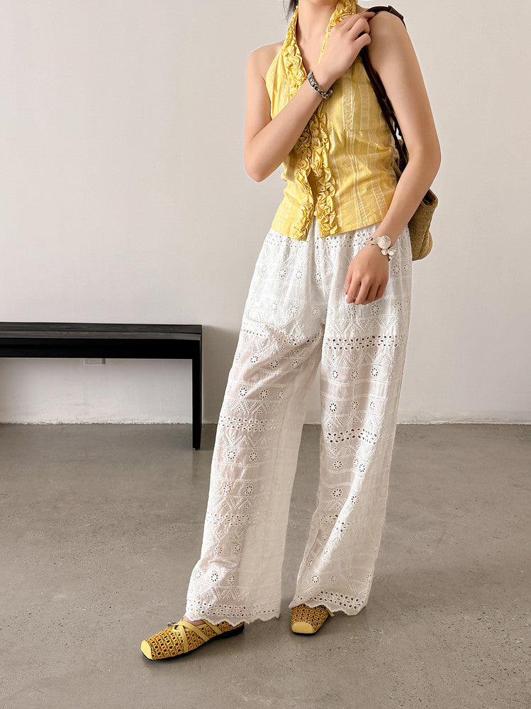 Karin Luna In Stock Spot Goods  Hot-Selling Square-Toe Woven Pig Nose Closed-Toe Slippers