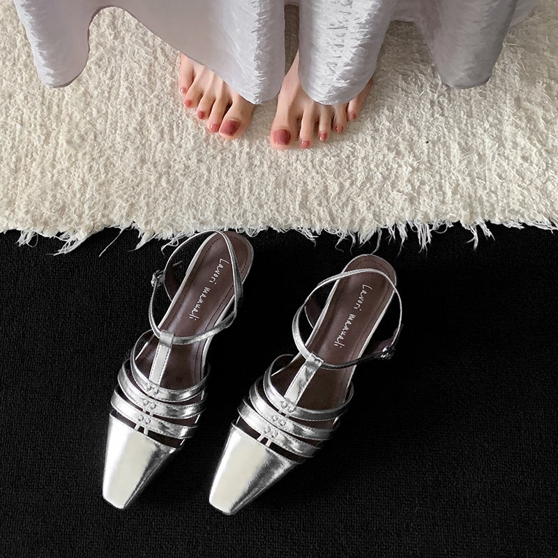 Karin Luna Classic Old Money Style Closed Toe Sandals