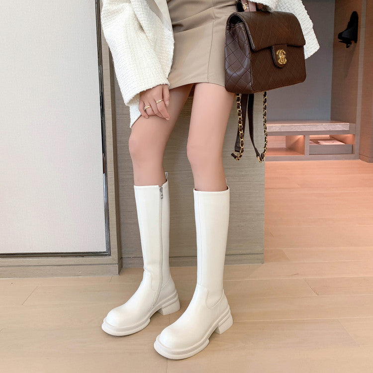 Karin Luna In Stock Versatile Round-Toe Riding Boots
