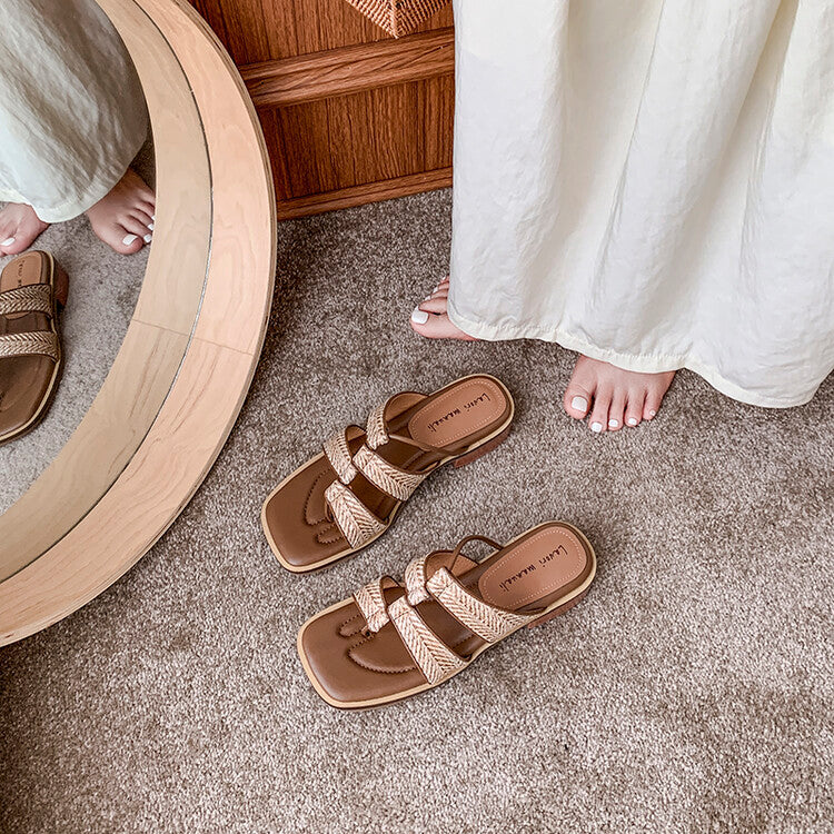 Karin Luna Hot-Selling Series~Resort style with inherent appeal Designed thong sandals